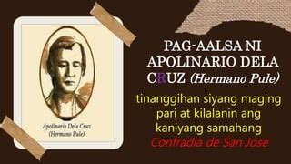 pag aalsa ni hermano pule|De la Cruz, Apolinario .